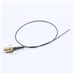 Kinghelm SMA Female to IPEX RG0.81 Black Wire 250mm KH-FL2SMAK-IPEX3-RG0.81-B250