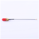 RF Cable Assembly,IPEX to SMA/F,RG 113,80mm,KHB80-37(11)-28