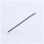 Kinghelm 4th Generation IPEX Single-Ended Jumper RG1.37, Black Wire, Length 80mm--KHA-(RG1.37)-TX80-IPEX4-221