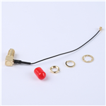 Kinghelm SMA Female to First-Generation IPEX RG081 Black Cable--KH-SMAKW-IPEX-RG0.81-B100