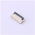 FPC Connector 1mm Pitch 6PIN Front Insert Rear Flip H2.0 SMD--KH-FPC1.0-H2.0SMT-6P-QCHF