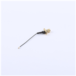 Kinghelm SMA Female to IPEX RG0.81 Black Wire 60mm KH-FL2SMAK-IPEX3-RG0.81-B60