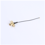 Kinghelm SMA Female to IPEX RG0.81 Black Wire 100mm KH-FL2SMAK-IPEX3-RG0.81-B100