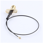 Kinghelm SMA Female to IPEX RG0.81 Black Wire 180mm KH-FL2SMAK-IPEX3-RG0.81-B180