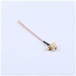 Kinghelm SMA Female to First-Gen IPEX RG178 Brown Wire,70mm,KH-FL2SMAK-IPEX-RG178-70