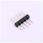 Pin Header Connector, 1x5P, 3A, KH-2.54PH-1X5P-L13.5-WT