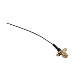 Kinghelm SMA Female to IPEX RG0.81 Black Wire 80mm KH-FL2SMAK-IPEX3-RG0.81-B80