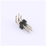 Pin Header Connector, 2x2P, 3A, KH-2.54PH90-2X2P-L13.8.18.8