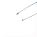 IPEX4 Cable,RG1.13 IPEX4 Dual-Head Jumper Wire,White Color,250mm,KH-IPEX4-IPEX4-RG1.13-WH250