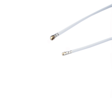 IPEX4 Cable,RG1.13 IPEX4 Dual-Head Jumper Wire,White Color,200mm,KH-IPEX4-IPEX4-RG1.13-WH250