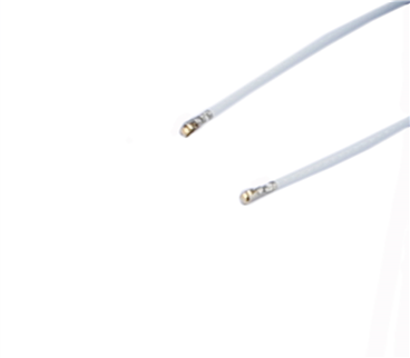 IPEX4 Cable,RG1.13 IPEX4 Dual-Head Jumper Wire,White Color,250mm,KH-IPEX4-IPEX4-RG1.13-WH250